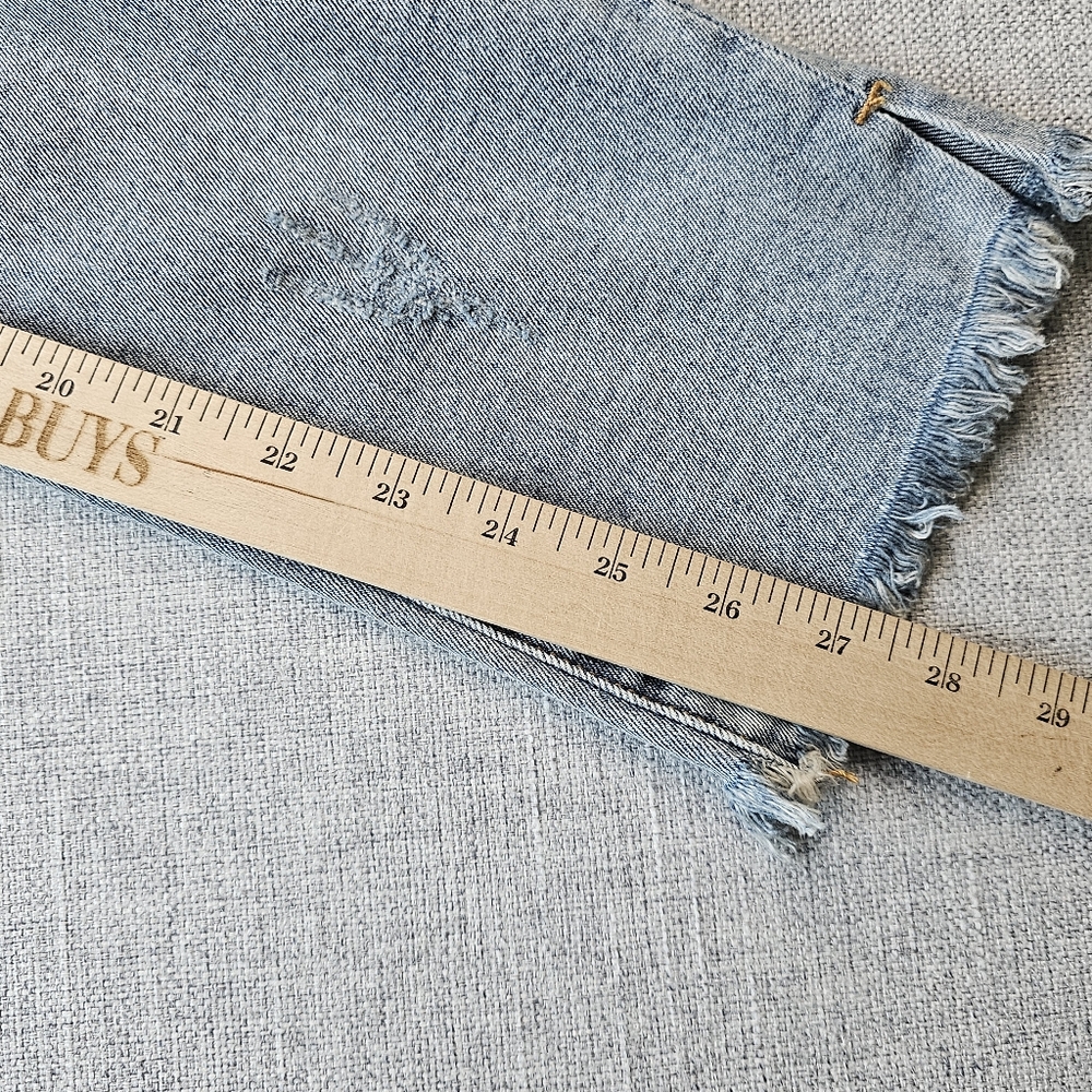 KanCan Straight Fit Jeans Size 28 Waist Raw Hem NWT - Picture 13 of 15